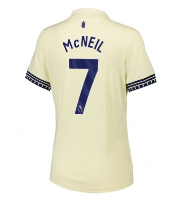 Everton Dwight McNeil #7 Seconda Maglia Femmina 2025-26 Manica Corta